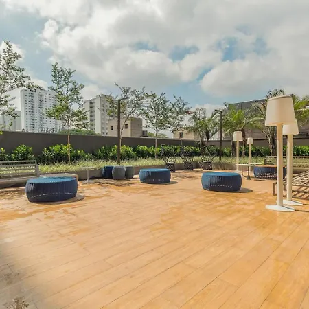 Studio Em Condominio De Luxo-Ar Condicinado-Perto Do Aeroporto-Parque Ibirapuera-Metro-Aacd-Medplex-Casv São Paulo Exterior photo
