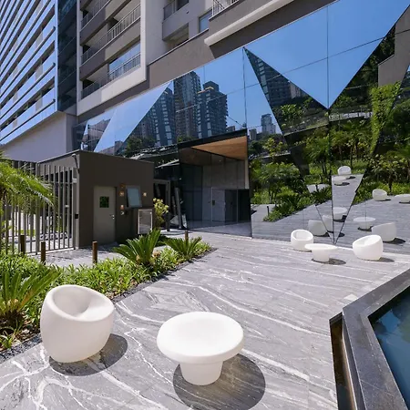 Studio Em Condominio De Luxo-Ar Condicinado-Perto Do Aeroporto-Parque Ibirapuera-Metro-Aacd-Medplex-Casv São Paulo Exterior photo