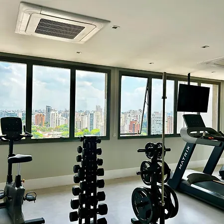 Studio Em Condominio De Luxo-Ar Condicinado-Perto Do Aeroporto-Parque Ibirapuera-Metro-Aacd-Medplex-Casv São Paulo Exterior photo